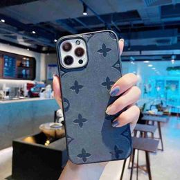 LU Designer Leather Phone Cases iPhone 14 13 pro max 12 11 14pro 13pro 12pro 11pro X XR XS XSMax 7 8 Plus Samsung S23 S22 S21 Plus Ultra Purse with Mix Order Drop