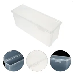 Plates Transparent Bread Case Clear Plastic Storage Bins Cake Refrigerator Kitchen Supply Dispenser