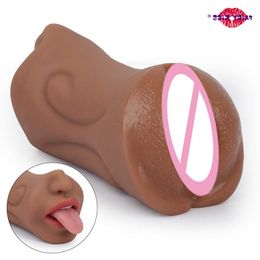 Doll Toys Sex Massager Masturbator for Men Women Vaginal Automatic Sucking Pocket Pussy Silicone Anal Ass Vagina Masturbation Artificial Plastic Masturbador Ma