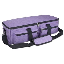 Carrying Bag Compatible with Cricut Explore Air 2 Storage Tote Bag Compatible with Silhouette Cameo 3 and Supplies Purple163B