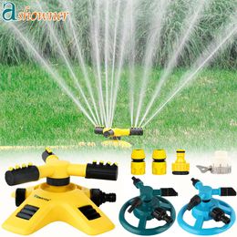 Watering Equipments 360 Degree Automatic Rotating Garden Lawn Water Sprinklers System Quick Nozzle Yard Irrigation Supplies 230721