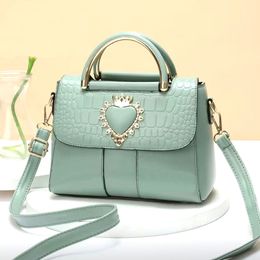 2023 new fashion bag female leather texture female bag 100 cross-body shoulder bag large capacity handbag