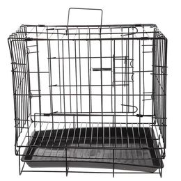 Kennels & Pens 1 Set Folding Dog Kennel Iron Wire Pet Crate Practical Shelter Supplies2890