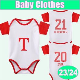 23 24 SANE MULLER Baby Clothes Soccer Jerseys GNABRY SARR SABITZER CHOUPO-MOTING COMAN KIMMICH Home Football Shirts Uniforms