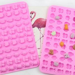 Baking Moulds 66 Cavity Fruits Chocolate Silicone Mold Fondant Tool Candy Eco-Friendly