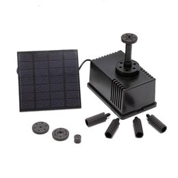 Air Pumps & Accessories 50LB Fountain Submersible Water Pump Solar Powered With Filter Panel For Pond Pool3306