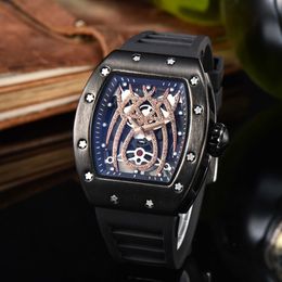 Men Watch Designer Luxury Cutout Diamond Spider Pattern Multicolor Economical Classic Vintage Quartz Movement Markers Man Watch No Box