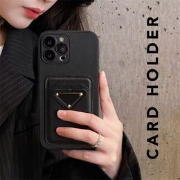 New Designer Leather Phone Cases For iphone 14 13 12 11 Pro Max 14Plus Classic Letter Design Back Shell With Card Holder Package Fashion Mobile Cover Case