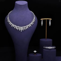 Necklace Earrings Set Dubai Luxury Women's Of Necklaces And For Women Wedding Jewellery Bridal Jewellery Brand Bride