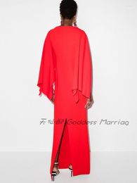 Casual Dresses Fashion Luxury Runway Designer Women Clothes Round Neck Full Sleeves Spliced Red Color Pullover Slim Long Dress Plus Size