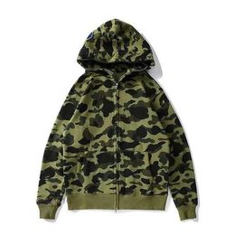 Bape Mens Hoodies Designer Hoodie Shark Luminous Women Sweatshirts Letters Camo Hoody Oversized Cotton Zip Sweaters Hoodys Embroidered Cardigan ML7R ML7R