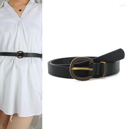 Belts Women's Belt Pin Buckle PU Leather Dress Women Designer Casual Fashion All-Match For