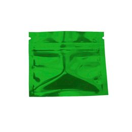7 5 6cm 200Pcs Lot Green Mylar Resealable Zip lock Package Bags Zip Lock Aluminium Foil Packaging Bag Tea Powder Storage Pouches239w