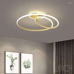 Ceiling Lights JJC Nordic Bedroom Lamp Luxury Modern Simple Study Creative Irregular Round