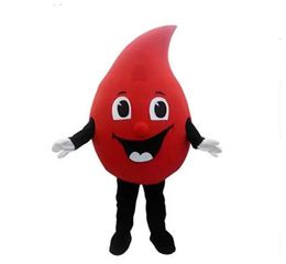 special customized red Drop of blood mascot costume Cartoon Fancy Fancy Dress Party Carnival Costume Carnival party Costume