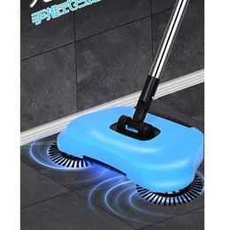 Stainless Steel Sweeping Machine Type Magic Broom Dustpan le Household Cleaning Package Hand Push Sweeper mop331K