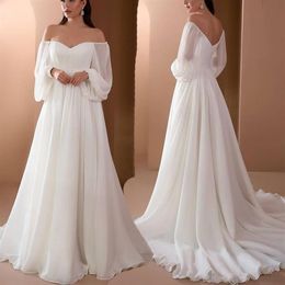 2021 Modest evening Dresses Off Shoulder white long Formal Party Gowns Sweetheart Sequined Lace Applique Ball Gown Prom Dresses216u