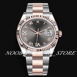 7 Models Factory Watch Model Date 36mm Two Tone Rose gold Steel Strap 2813 Automatic Movement Calendar Mens Gift Watches Original 227u