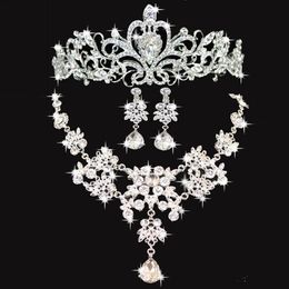 2018 NEW Wedding Crows Wedding Accessories Bridesmaid Jewellery Accessories Bridal Accessories Set Crown Necklace 245t