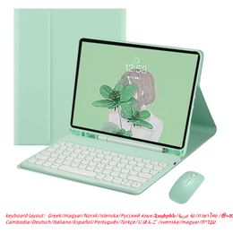 Mice for Ipad Air 5 2022 Wireless Magic Keyboard Mouse Case for Ipad 9th 8th 7th Generation 10.2 10.9 9.7 11 Mini 6 Air 5 Funda