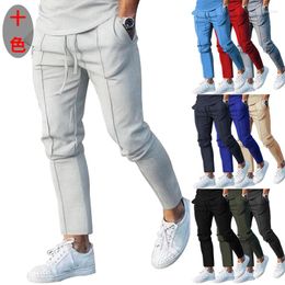 Men's Pants Spring/Summer Sports Casual High Street Cross Border Slim Fit Trousers