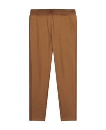 Mens Pants Loro Piana Wool Khaki Casual Trousers with Pockets