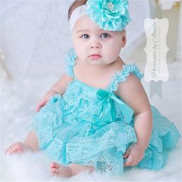 Cute Girl Clothes Pink Flower Girl Dresses Infant Wedding Party Dress Lace Chiffon Dress Toddler Birthday Party Dress