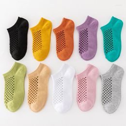 Women Socks Women's Summer Novelties Mesh Anti-slip Invisible Short Colorful No Show Fashion Cool Lot High Trend For Girls