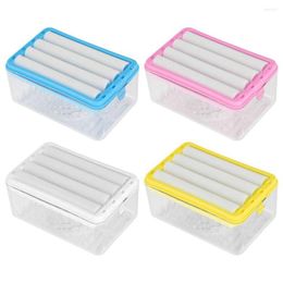 Storage Bottles Bathroom Product Double Layer Household Manual Press Liquid Rack Washing Sponge Multi-function Soap Box