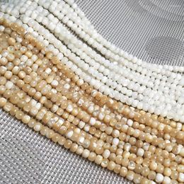 Beads Natural Shell Beading Round Mother Of Pearl Loose Isolation For Jewelry Making DIY Bracelet Necklace Accessories