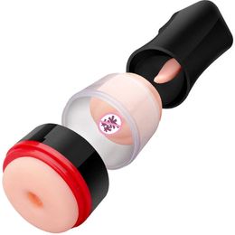 Toys Sex Doll Massager Masturbator for Men Women Blowjob Vaginal Automatic Sucking Mens Airplane Cup Two Tone Warming Trade Shock Masturator Adult Sexual Product