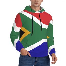 Men's Hoodies Sudaderas Trends Men Hoodie Casual Streetwear Hip Hop Sweatshirt Autumn Harajuku Round Flag Of South Africa