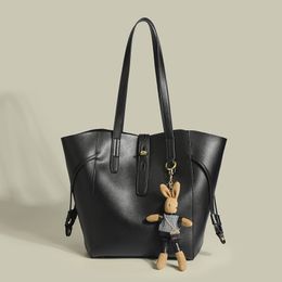 Sonbahar/Kış Kadın Çantası - Sofistike Tasarım, Tek Omuz Crossbody Taşınması, Lüks Orijinal Deri, Banliyö Tote Çantası, Büyük Kapasite, Minimalist