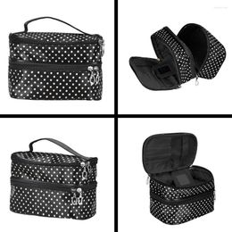 Storage Boxes Women Portable Cosmetic Organiser Makeup Case Pouch Zip Bag