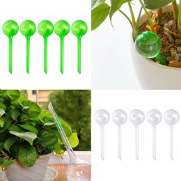 Sprayers 5pcs Automatic Plant Water Feeder Self Watering Plastic Ball Indoor Outdoor Flowers Cans Flowerpot Drip Irrigation Device 230721