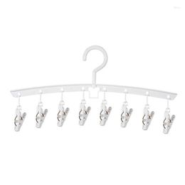 Hangers Foldable Laundry Hanger Drying Rack Clothes With Clips Clip And Drip For Socks Bras Lingerie