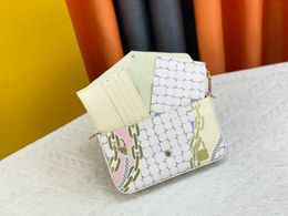Luxurys Designer-Taschen Handtasche Geldbörsen Damenmode-Clutch-Geldbörse am Pool Multi Pochette Felicie Kettentasche mit