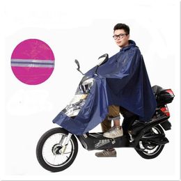 Single poncho electric car slicker bicycle raincoat motorcycle rainwear men women236C