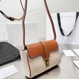 shoulder bag vintage canvas bags for women crossbody designer bags leather luxurys purses handbags Classic Square Shopper Handbag lady 230713