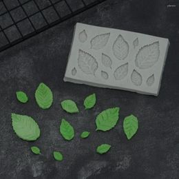 Baking Moulds Leaf Shape 3D Silicone Mold Tree Leaves Fondant Cake Decorating Tools Cupcake Sugarcraft Chocolate Paste Molds