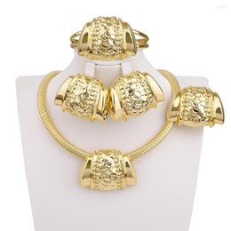 Orecchini di collana set punk a forma irregolare design a sospensione anello bracciale fascino in stile etnico regalo di nozze