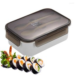 Dinnerware Sets Travel Lunch Box 2 Compartment Detachable Leak Proof Storage For Picnic Work Sealed