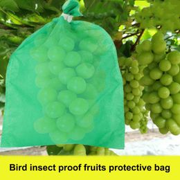 Kits 100pcs Nonwoven Grapes Bags Garden Fruit Protection Bags Antibird Fruits Mesh Net Bag Agriculture Apple Vegetable Grow Bags