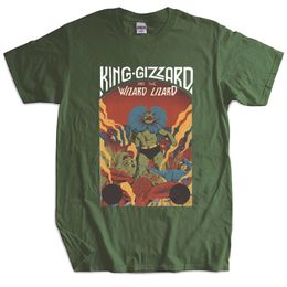 New king gizzard and the lizard wizard WHITE Men's T-Shirt men cotton fashion tshirt male summer tee-shirt