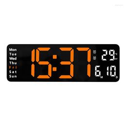 Wall Clocks Office Calendar Digital Clock Fashion Smal Desktop Cute Silent Orologio Da Parete Funny Decors Living Room