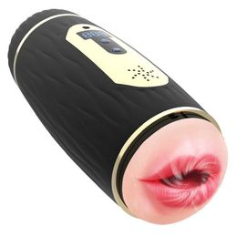 Doll Toys Sex Massager Masturbator for Men Women Blowjob Vaginal Automatic Sucking Adult Men's Electric Aircraft Cup Masturbation Exercise Device Count KO68