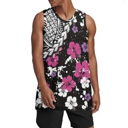 Men's Tank Tops Polynesian Tribal Pohnpei Totem Tattoo Prints Mesh Active Athletic Tech Top - Workout & Training Activewear Elegant