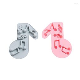 Baking Moulds Creative Music Note Silicone Chocolate Mould DIY Epoxy Cake Ice Tray Decorating Tools