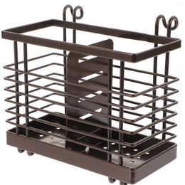 Storage Bottles Rack Drying Dishes Convenient Cutlery Holder Utensils Kitchen Supplies Spoon Carbon Steel Chopsticks Supply