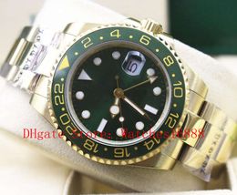 3 Colours GMT Work Top Quality 116710 18k Yellow Gold Black Blue Ceramic Bezel 40mm Asia 2813 Movement Automatic Mens Wrist Watches